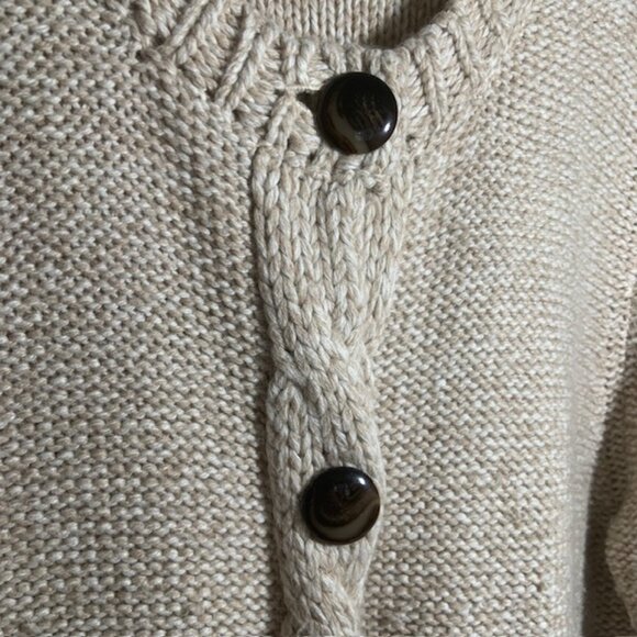 Talbots Lambswool Cashmere Blend Luxury Minimalist Duster Cardigan - Size XL - Picture 2 of 6